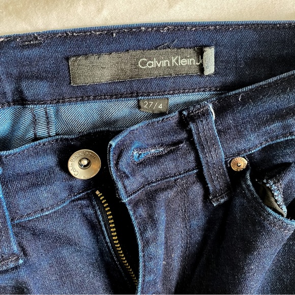 Calvin Klein Dark Bootcut Jeans, 27 - Picture 3 of 5